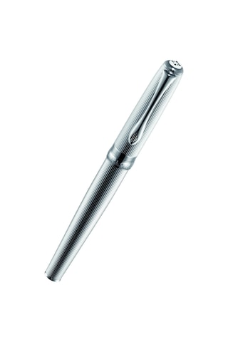 Diplomat Excellence A2 Guilloche Krom Roller Kalem D40207030 Gri