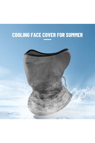 Yuntech01 Outdoor Uv Koruma Bisiklet Maskesi - Nane İpucu Dokusu Nefes Alabilir - Yansıtıcı Kenarlar - Kulağa Asma Tasarım - Unisex Gri Gri