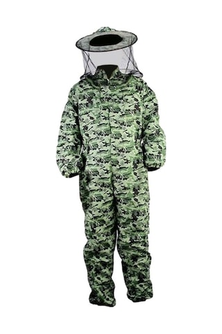 Trendooze Xl Sokmaya Kıyafeti Kıyafeti Kıyafeti Kamuflaj Havalandırmalı Dayanıklı Başlık Arıcılık Arıcı Vc