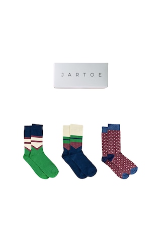 Kadın Terrassa 3'lü Soket Çorap Renkli