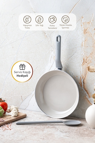 Emsan Swiss Cyrstal Rs Tava Gri 30 Cm Gri