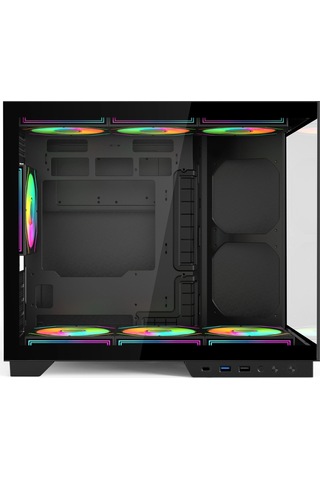 Hyper Rocket V332 Micro-atx 7 Argb Fan Siyah Oyuncu Kasası