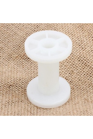 Dolıty Okçuluk Bowstring Servis Makarası Plastik Şaft Sicim Beyaz