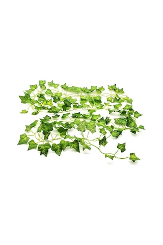 Yapay Yaprak Sarmaşık Doğal Görünümlü Zincir Sarkan Hedera 2 Adet Dal 2 X 240 Cm 480 Cm , İç/dış Mekan, Bahçe, Balkon, Doğalgaz Borusu Dekoratif Süsü, Peyzaj Ve Organizasyon Dekorasyonu Diğer