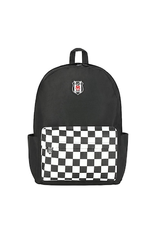Beşiktaş Dama Cep Desenli Sırt Çantası 25305 Çok Renkli