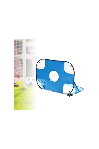 Homyl Çocuklar Futbol Kalesi Kale Çerçevesi Kolay Katlanır Açık Mavi