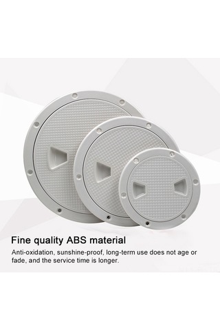 Lemestar Abs Kayık Denetim Kapağı - Kaymaz Yüzeyli, Çeşitli Boyutlarda 4in/6in/8in