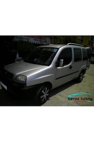 Fiat Doblo 1 Üst Port Bagaj Tavan Çıtası 2001-2009 Siyah - Gri