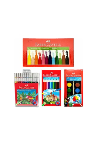 Faber Castell 4'lü Boyama Seti