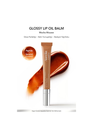 Aurelia Geneve Glossy Lip Oil Nemlendirici Etkili Renkli Lip Balm Mocha Mousse 12 ML