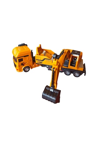 Sürtmeli Oyuncak Kamyon Kepçe - 26 Cm