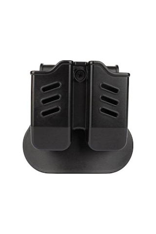Black Grips Çiftli Şarjörlük Polimer Taktik Kılıf // Siyah Renk Siyah