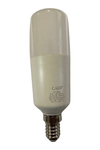 Cata Ct-4092 8w 3200k Günışığı E14 Duylu Led Ampul 8 Adet