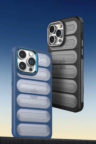 Newface Apple iPhone Uyumlu 14 Pro Max Kılıf Airmax Silikon Kapak Semeglbl - 83 - Siyah