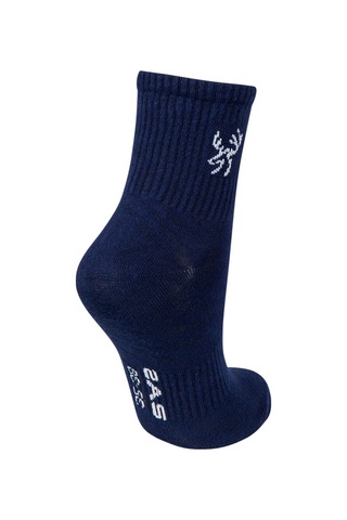 2as Kısa Bambu Spor Çorap Lacivert