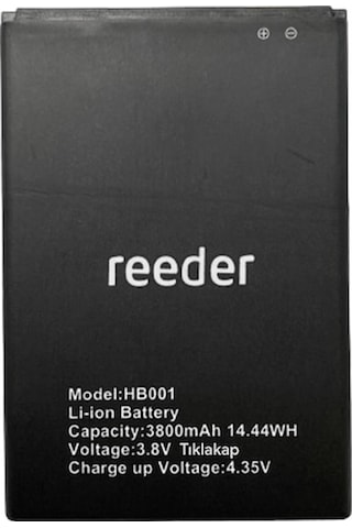 Axya Reeder P13 Blue MaxL 2022 Batarya Pil Hb001