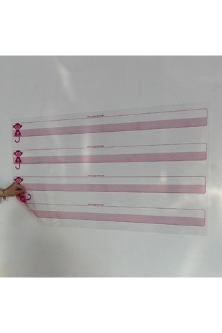 Ollevra Kılavuz Çizgili Akıllı Kağıt Yazı Tahtası Duvarda İz Bırakmaz Statik Yeni Müfredata Uygun 100x56cm Çok Renkli