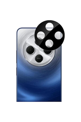Xiaomi Redmi 14c Uyumlu Kamera Lens Koruyucu Tam Kaplayan Kavisli Kamera Lens Koruyucu