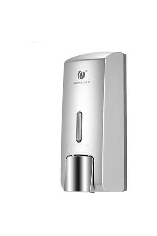 Hangfox Duvar Tipi Tek Lübbeyli Sabun Dispenseri 300ml - Abs Malzeme, Basma Kullanim, Otel & Ev Odasi, Gümüş Renkli Sabun/şampuan Kutusu Diğer