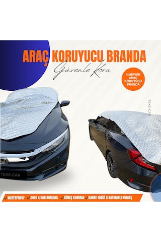 Universal Güneş&dolu&kar Koruyucu 5 Katlı - 4 Mevsim Oto Brandası