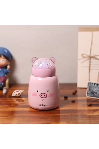 Paslanmaz Çelik Çocuk Fincan Sevimli İfade Paketi Fincan Kupa Kahve Fincanı