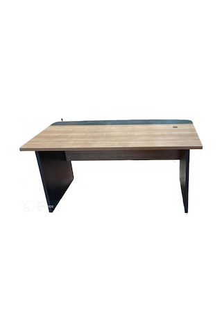 Adel Modern Ahşap Ve Antrasit Çalışma Masası - 160x80x75 Cm Kahverengi