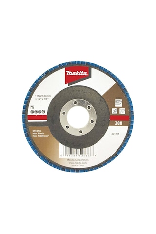 Makita D-63769 Ekonomi Flap Disk 80 Kum Zirkiyum 115 Mm