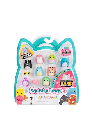 Squish-a-longs 8 Figür + Yüzük Set Seri 3 Al0026