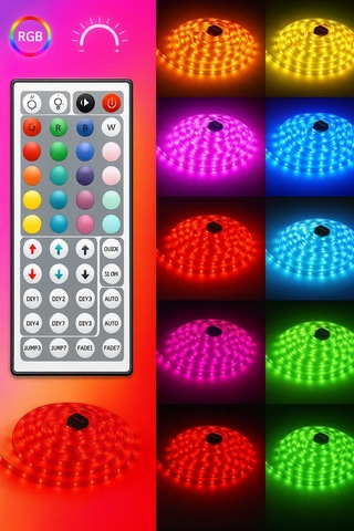 Ct-4558 Profesyonel Rgb Şerit Led Seti Çok Renkli