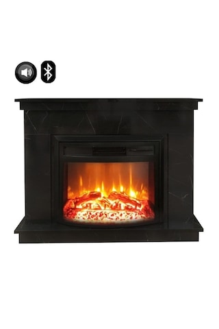 Dlc 1165s Ceningan Mermer Desen Bluetooth Ve Ses Efektli Elektrikli Şömine