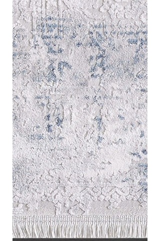 By Özer Halı Gri Renk Mavi Desenli Modern Artemis Halı Gotik 02239b Salon Halısı Çok Renkli