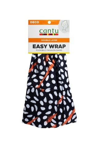 Cantu Desenli Saç Bandı Beyaz-Siyah