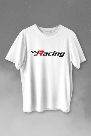 Racing Formula 1 Araba Yarışı Motor Drag Baskılı Tişört Unisex T-shirt 001