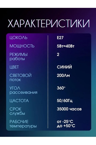 General Lighting Systems Mavi Led Filament Lambası 327233199