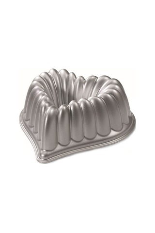 Nordic Ware, Nordicware 55548 Kek Kalıbı, Kalpli Çelenk, Alüminyum Döküm, Hacim: 2.5lt, 55548amz, Gü Sku: Smg8690010592187 Açık Gri
