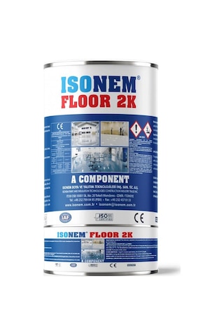 İsonem Floor 2k Solventsiz Epoksi Zemin Boyası 2.5 Kg Beyaz Diğer
