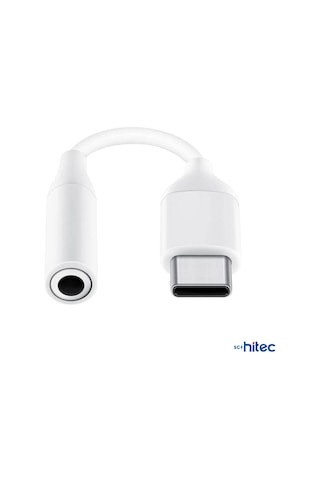 Schitec Usb-c To Headphone Jack Apple Uyumlu iPhone 15 Dönüştürücü Adaptör Beyaz Uc11