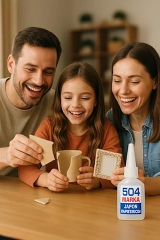 504 Süper Japon Yapıştırıcısı, 20 Gr, Ultra Jel, Ahşap, Mdf, Plastik, Metal, Cam, Kauçuk, Deri İçin Hızlı K