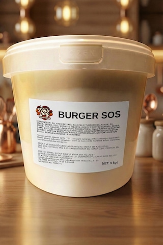 Chefs New Joy Burger Sos 9 Kg Sıvı Sos