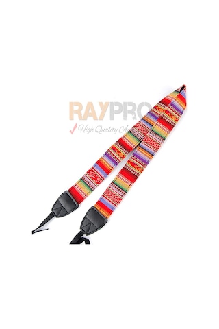 Raypro Likya Desenli Askı Omuz Boyun Askısı Canon Nikon Sony Fuji