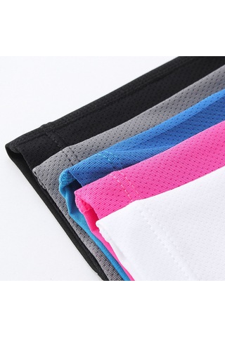 Kosona Kadın Yoga Spor Taytları - Ağ Şeritli, Yansıtıcı Çizgili, Yüksek Lastik Bel, Ter Emici - Koşu & Egzersiz İçin Siyah Euro Beden SiYAH