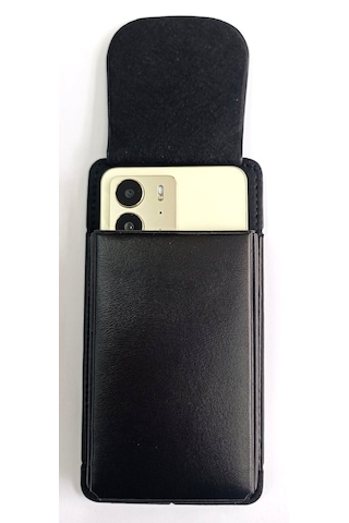 Kemere Takılan Lüks Kılıf Büyük Boy Mıknatıslı Dik 17x8 Cm