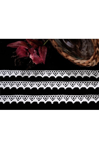 Alka Dantel Merserize Kopanaki 10 Metre 901 Merserize Off White