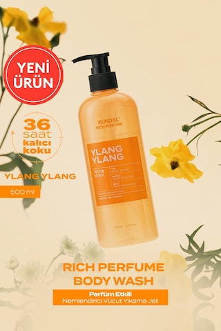 Kundal Rich Perfume Body Wash Ylang Egzotik 500 ML