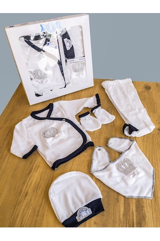 Siyah Bebek Bakım Çantası Ve 5 Parça Hastane Çıkışı İkili Set Siyah