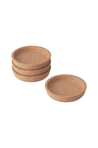 Adet 365 Bardak Altlığı Mantar Bardak Tutucu 9cm Çok Renkli