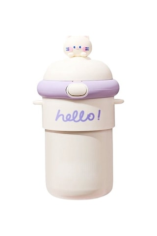 Öğrenci Süper Sevimli Cam Bardağı Geçer Ve Hasır Fincan Ins Tarzı Kız Yüksek Bir Görünüme Sahiptir Ve Küçüktür Dango Su Bardağı 500ml 9tabj0 Diğer