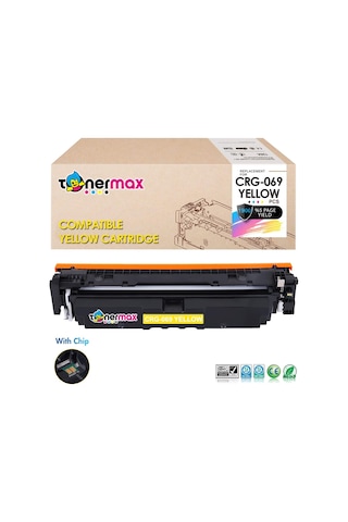Canon Crg-069 Uyumlu Toner Sarı- Çipli / 5094c002 /lbp673cdw /mf752cdw /mf754cdw