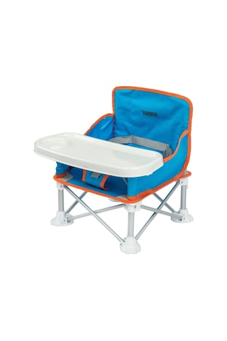 Deluxe Portatif Katlanabilir Mama Sandalyesi Mavi