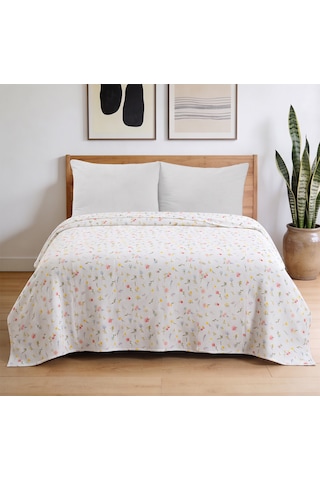Aryıldız Home Anna Tek Kişilik %100 Pamuk Pike 150x220 Cm Renkli